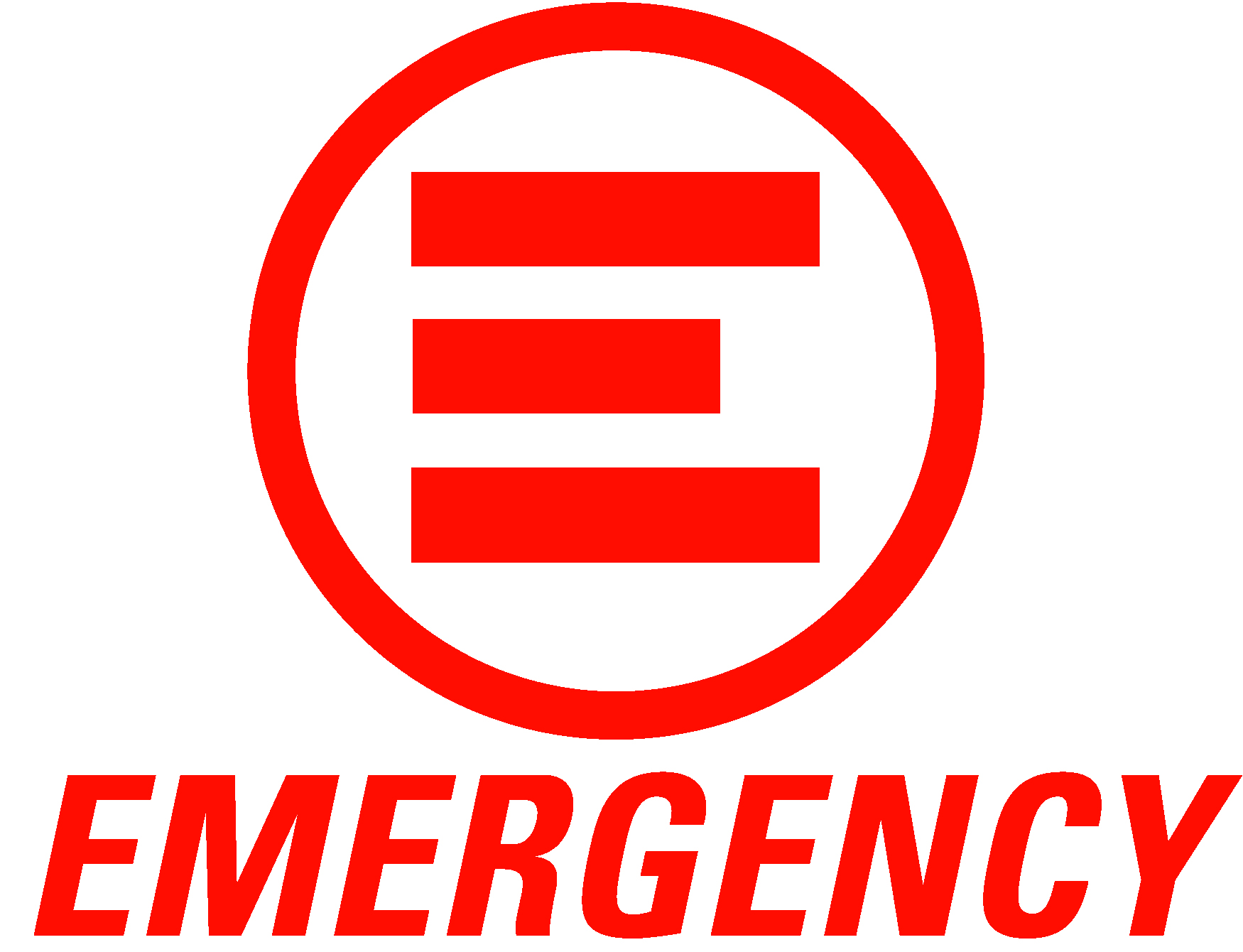Logo verticalerosso EMERGENCY